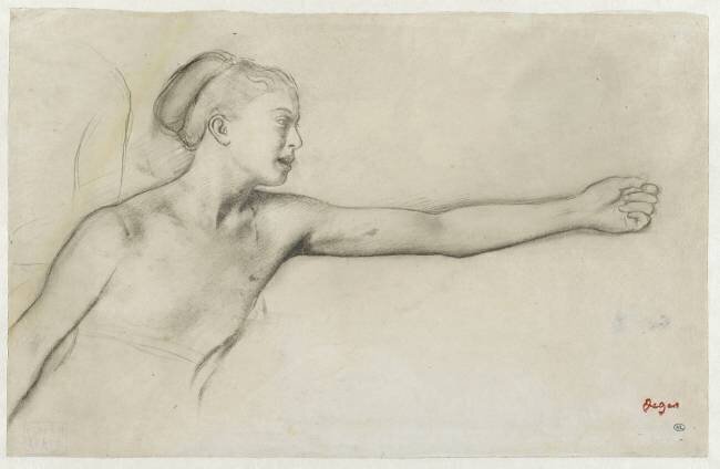Jeune fille spartiate Edgar Degas