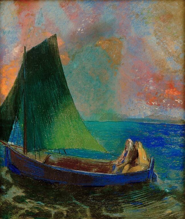 La barque Odilon Redon