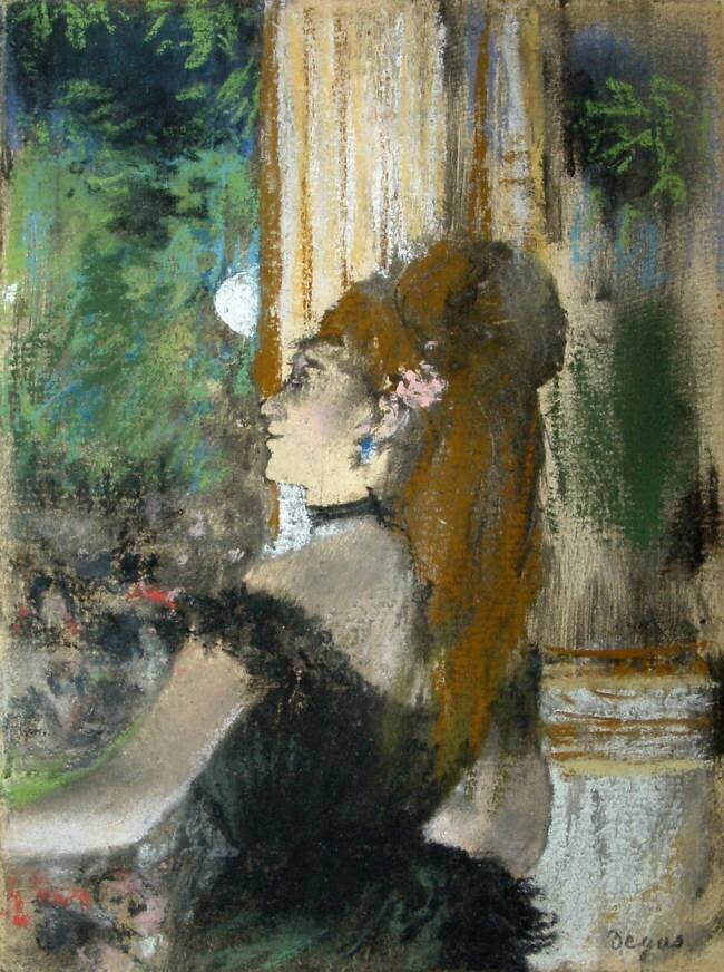 La Chanteuse Edgar Degas