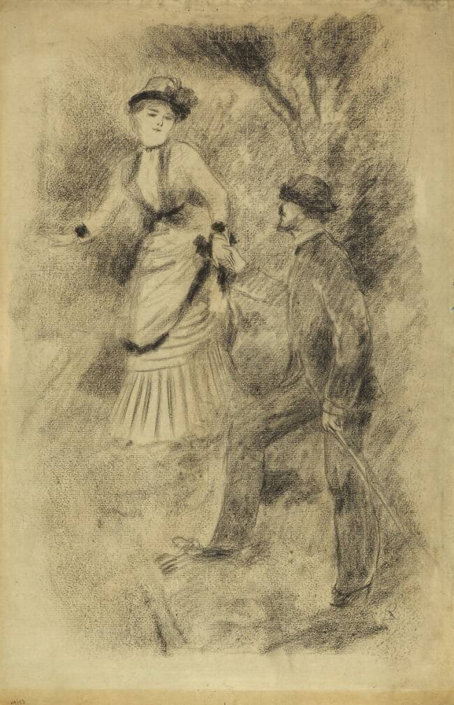 La descente du sommet : Jean Martin stabilise Hélène Auguste Renoir