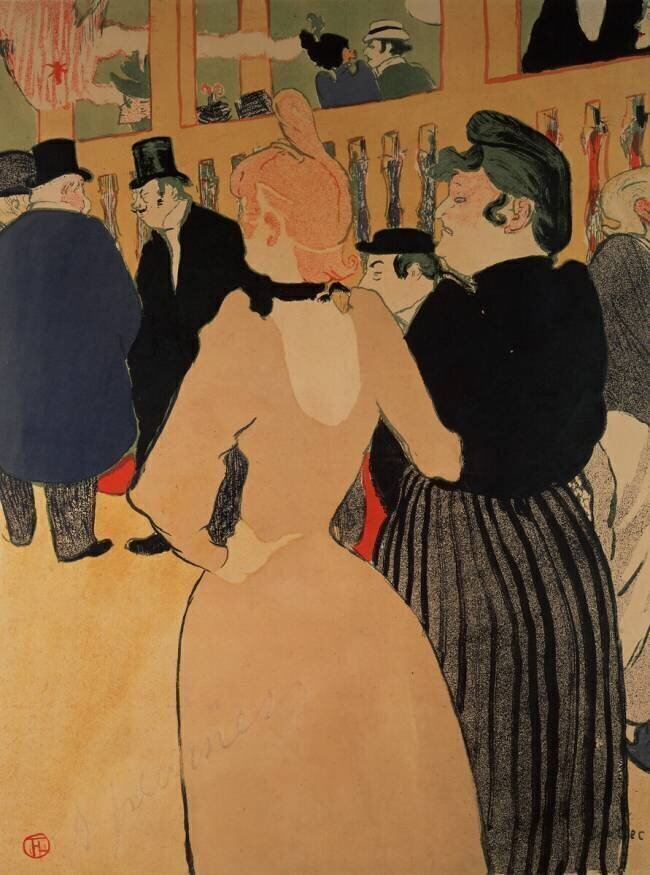 La Goulue et sa Soeur Henri de Toulouse-Lautrec