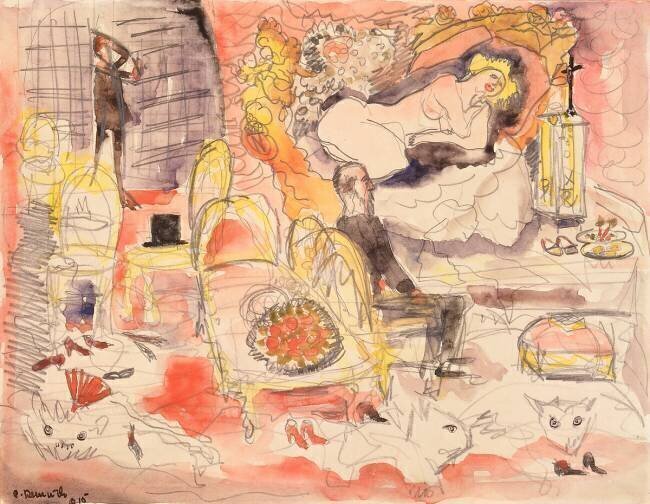 La mamie de Zola Charles Demuth