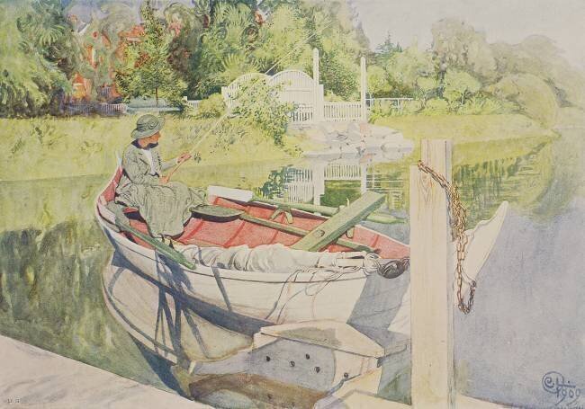 La pêche Carl Larsson