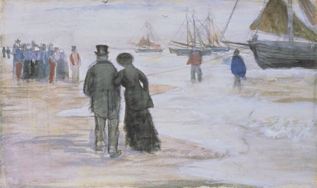 La plage de Scheveningen Vincent van Gogh