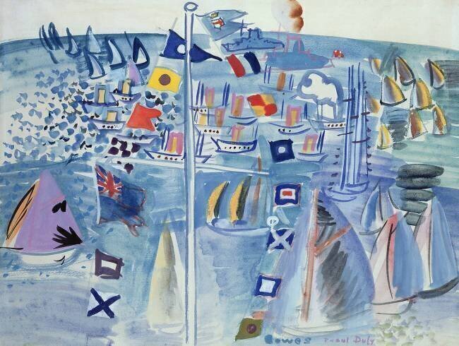 La régate sur les côtes Raoul Dufy