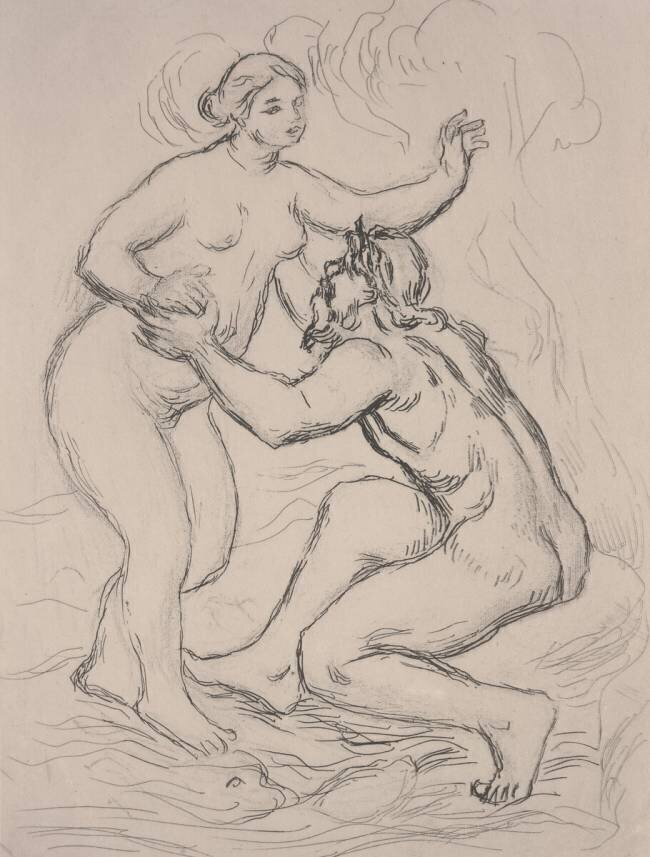La rivière Scamandre Auguste Renoir