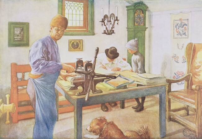 La salle d'impression Carl Larsson