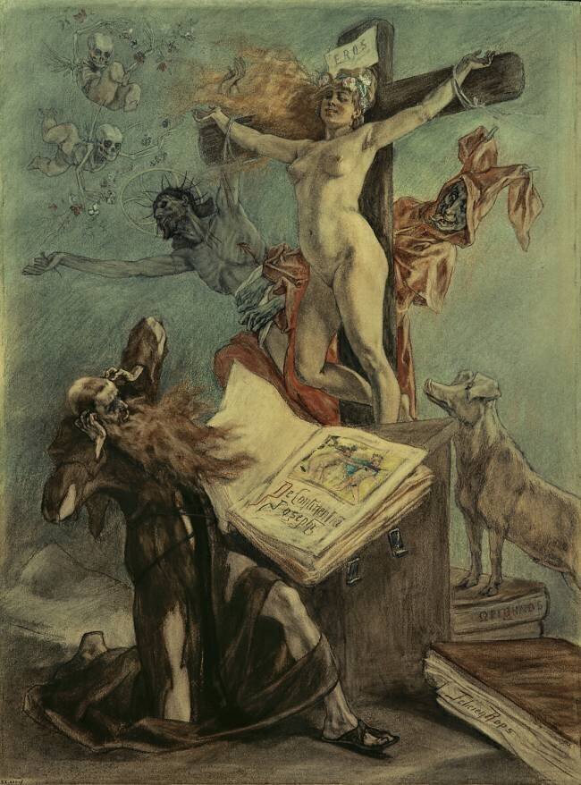 La Tentation de saint Antoine Félicien Rops