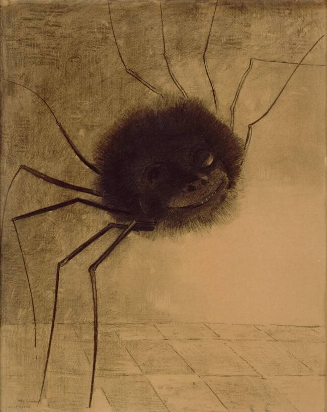 L'Araignée souriante Odilon Redon
