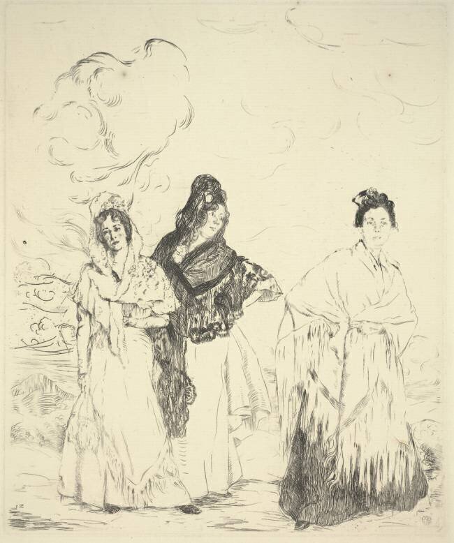 Las Manolas Ignacio Zuloaga y Zabaleta