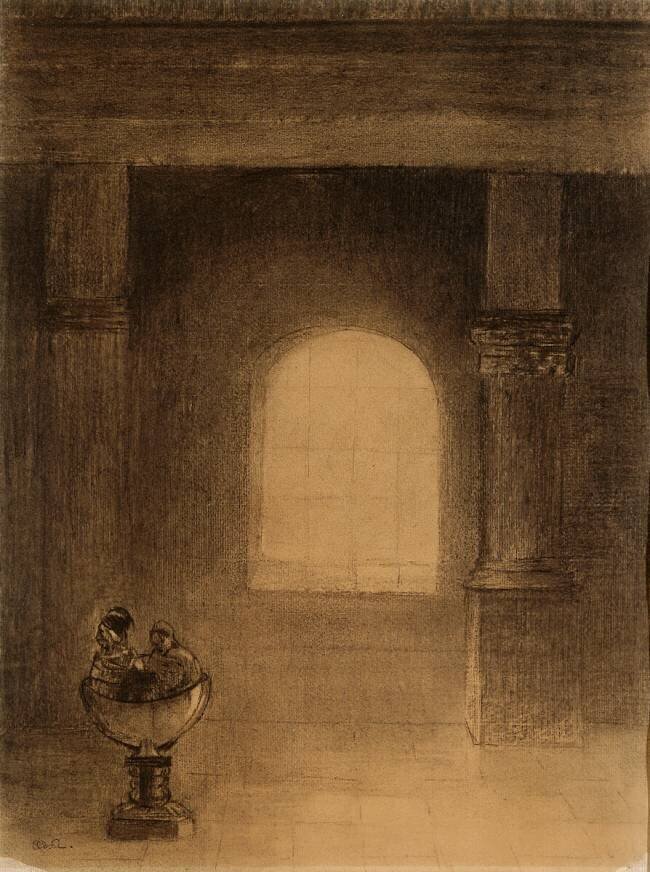 Le bénitier Odilon Redon
