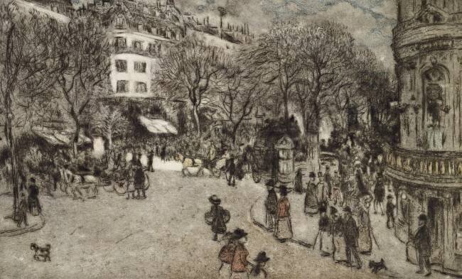 Le Boulevard des Italiens à Paris Jean-François Raffaelli