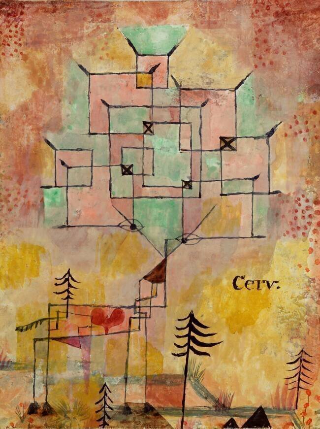 Le cerf Paul Klee