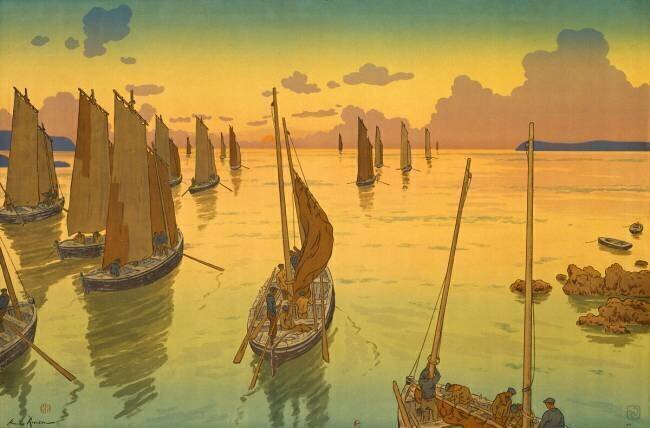 Le Coucher du soleil Henri Rivière