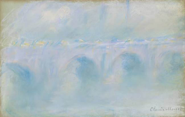 Le pont de Waterloo Claude Monet