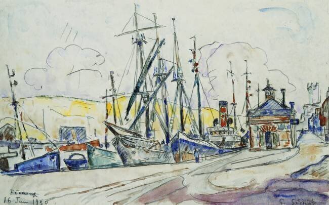 Le port de Fécamp Paul Signac
