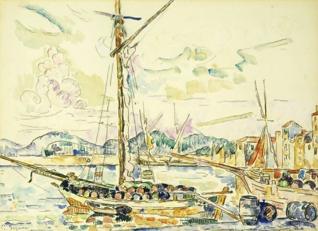 Le Port de Saint-Tropez Paul Signac