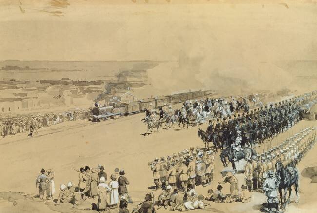 Le premier train Constantine Savitski