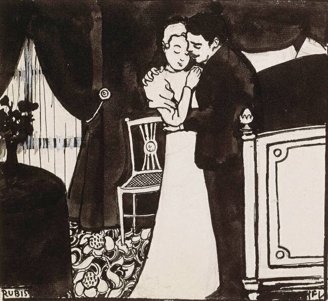 Le Rubis ou la Belle Epingle Félix Vallotton
