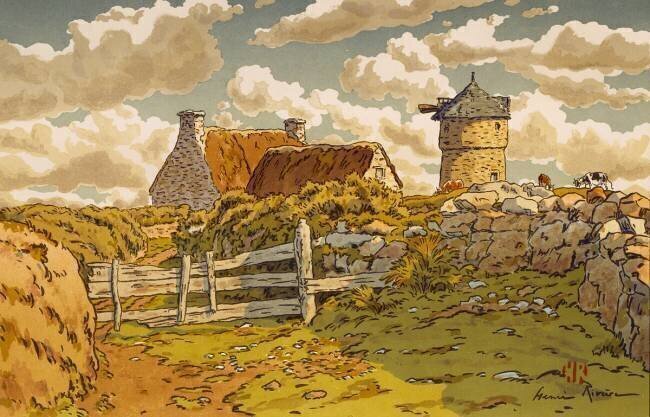 Le Vieux moulin à Loguivy Henri Rivière