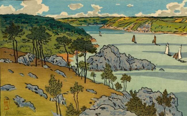 L'Embouchure du Trieux (Loguivy) Henri Rivière
