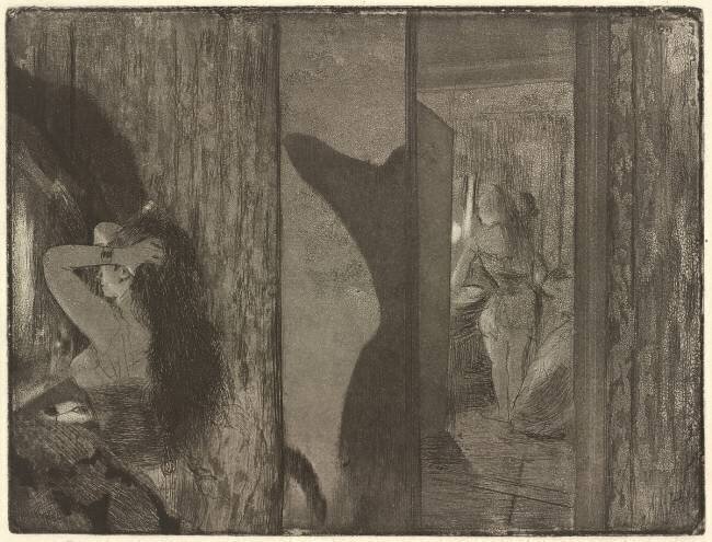 Les actrices dans leurs loges Edgar Degas