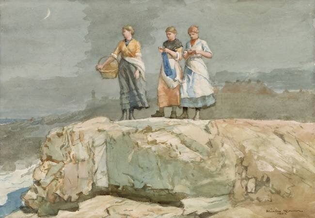 Les Falaises Winslow Homer