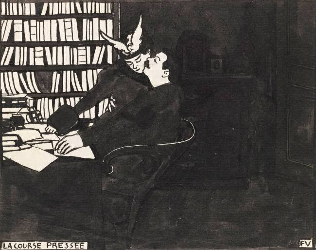 Les intimités : la course pressée Félix Vallotton