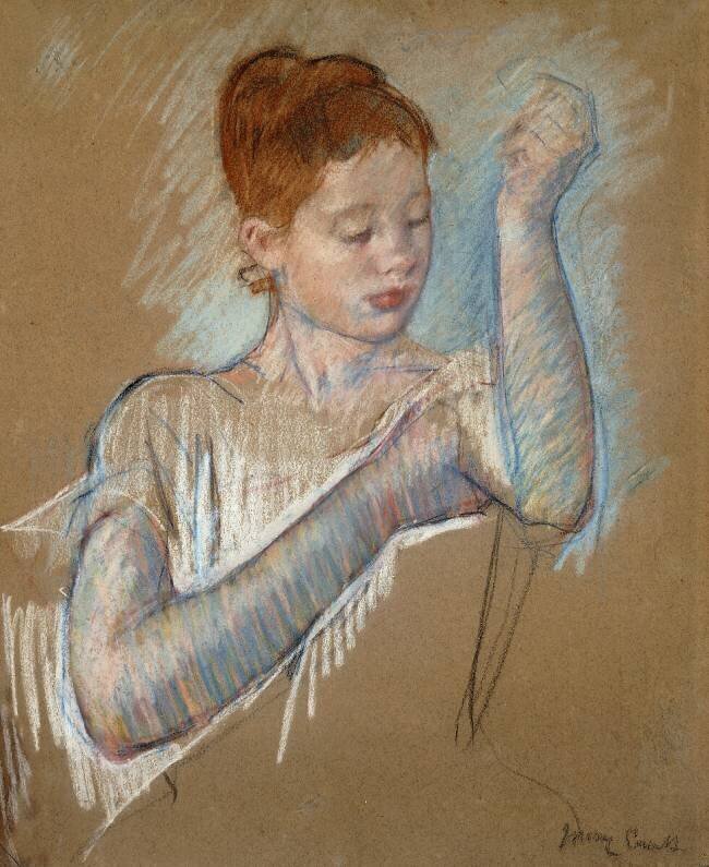 Les longs gants Mary Cassatt