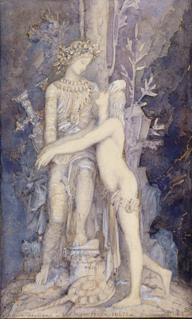 Les plaintes du poète Gustave Moreau
