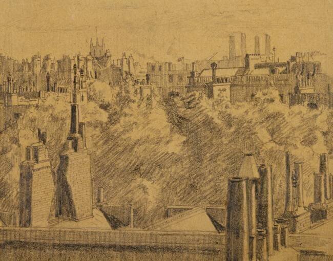 Les toits de Londres Malcolm Drummond