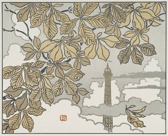 Les Trente-six vues de la Tour Eiffel : frontispice Henri Rivière