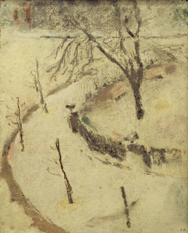 L’hiver sur le square Berlioz Edouard Vuillard