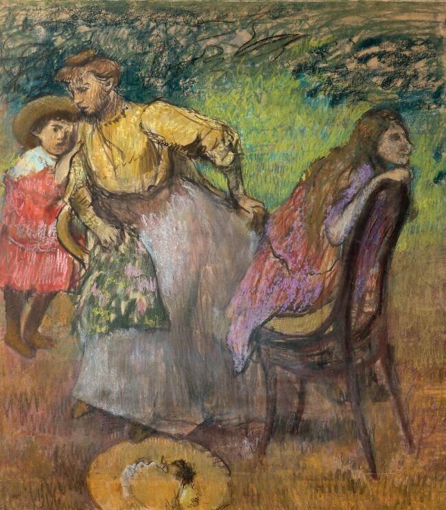 Madame Alexis Rouart et ses enfants Edgar Degas