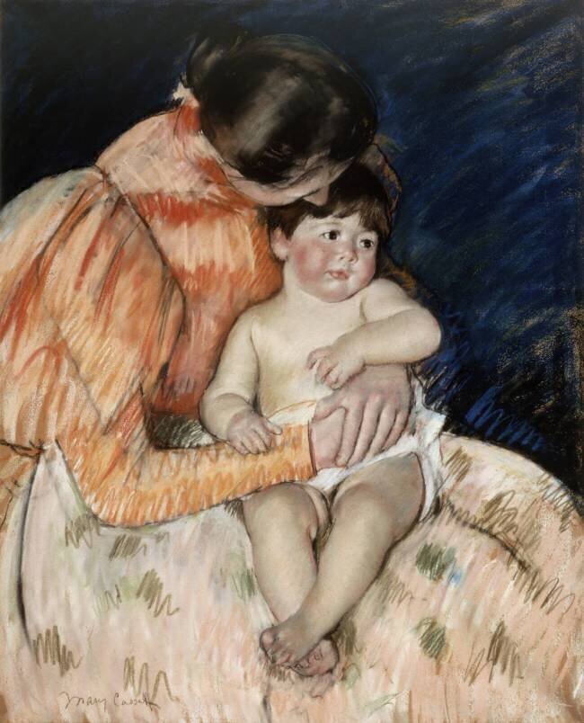 Mère à l'Enfant Mary Cassatt