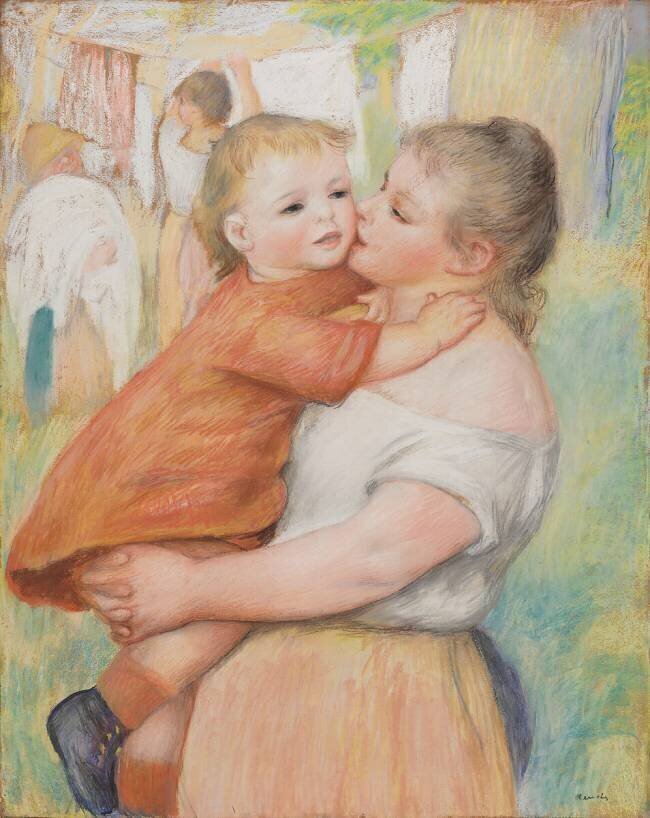 Mère et enfant Auguste Renoir