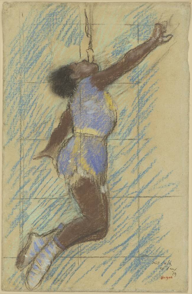 Miss Lala au cirque Fernando Edgar Degas