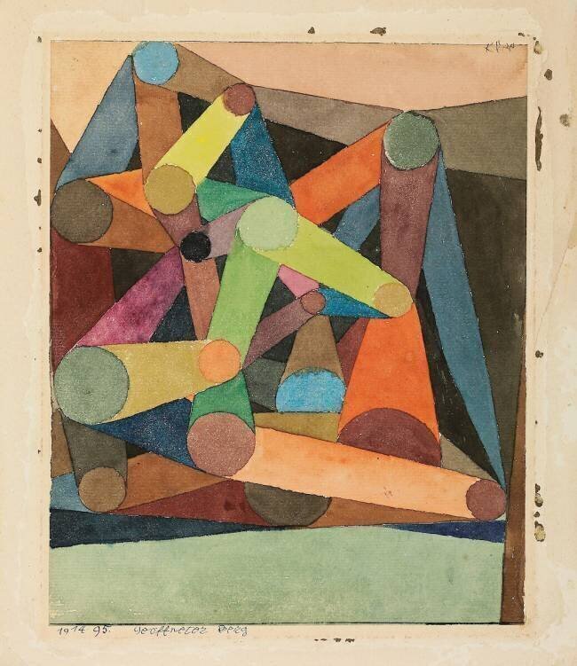 Montagne ouverte, 1914 Paul Klee