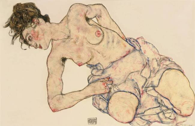 Nu, 1917 Egon Schiele