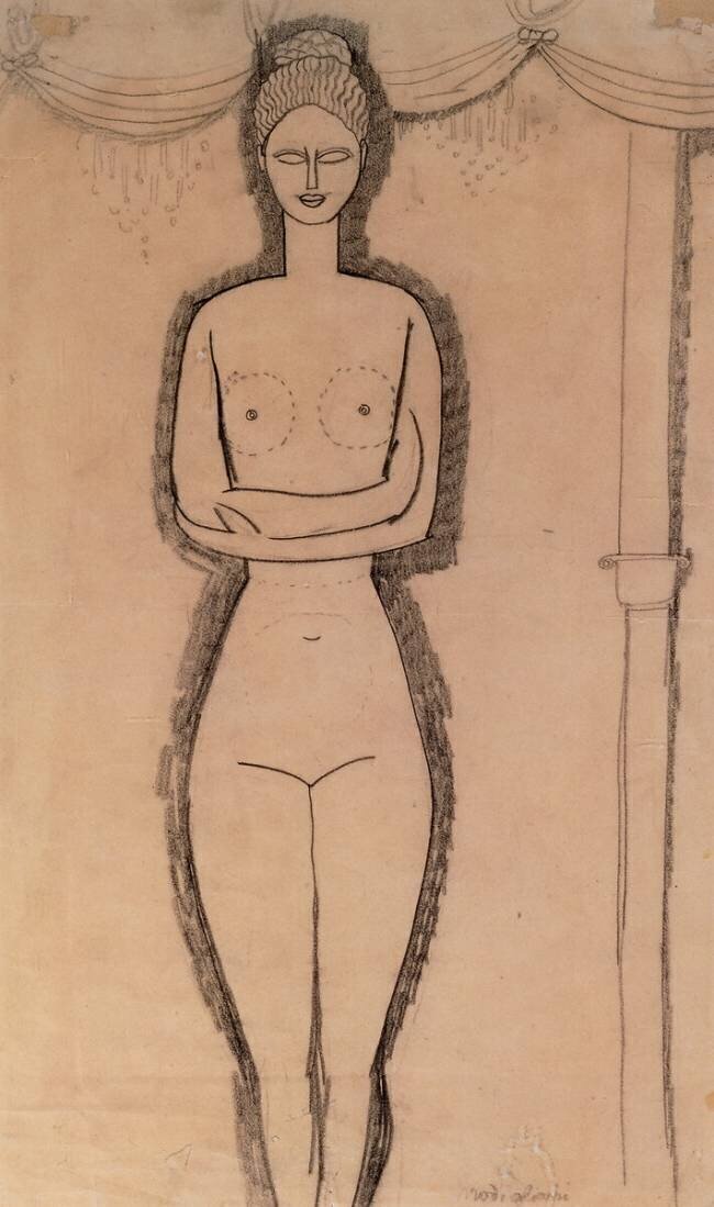 Nu debout Amedeo Modigliani