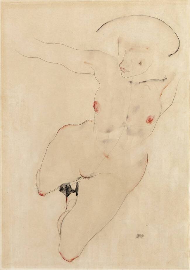 Nu Féminin Egon Schiele