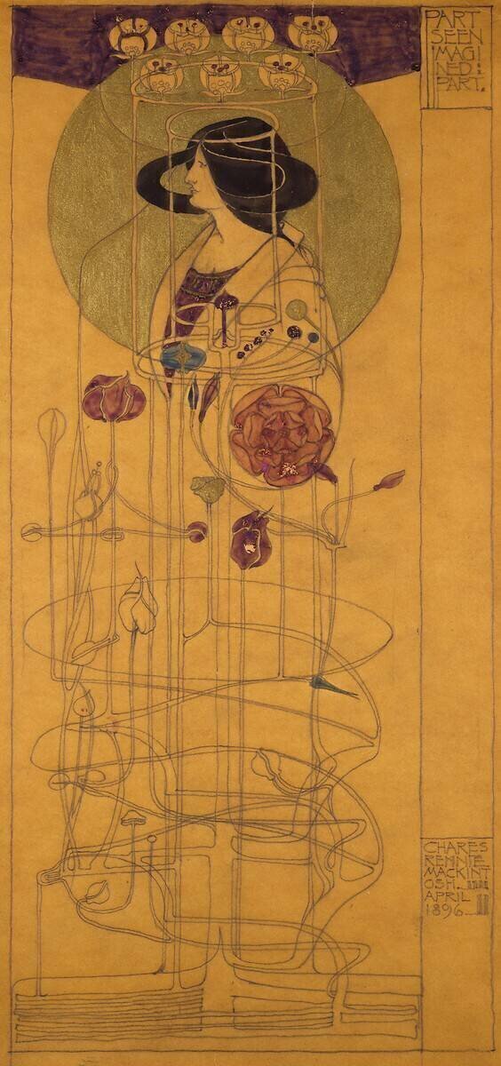 Partie vue, partie imaginée Charles Rennie Mackintosh