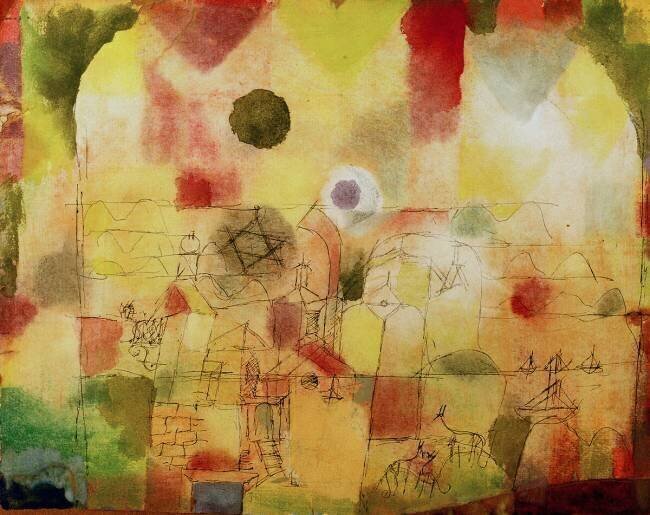 Paysage cosmique Paul Klee