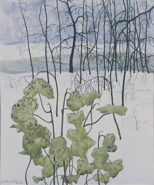 Paysage d'hiver Léon Spilliaert