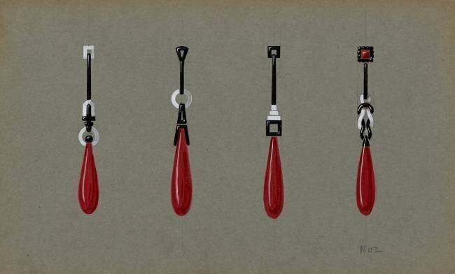 Pendants d'oreille anonyme