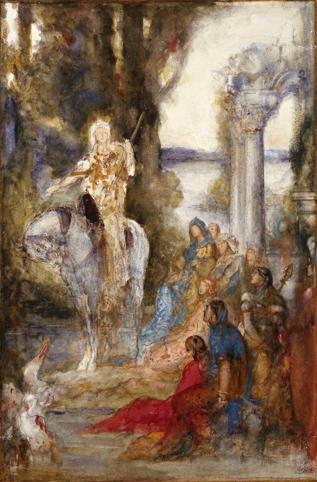 Poète persan Gustave Moreau