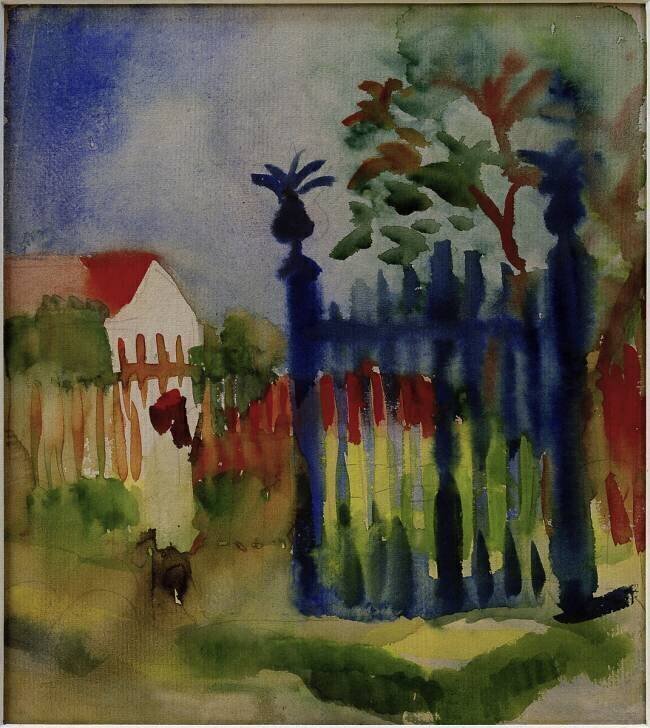 Porte de jardin August Macke