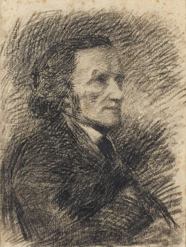 Portrait de Richard Wagner Auguste Renoir