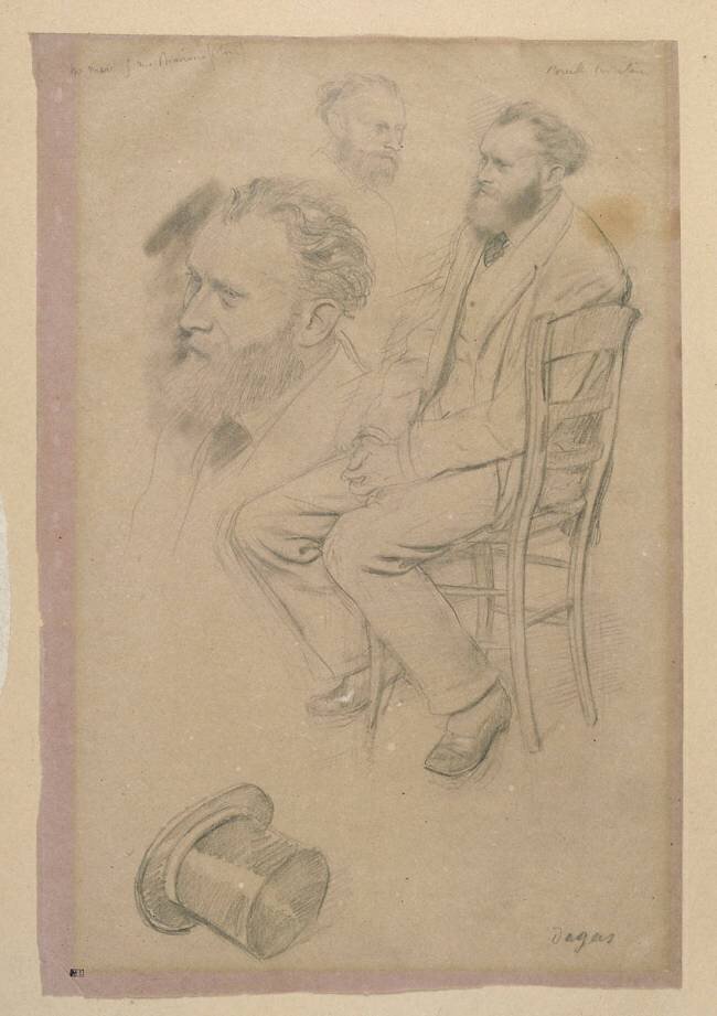 Portrait d'Edouard Manet Edgar Degas