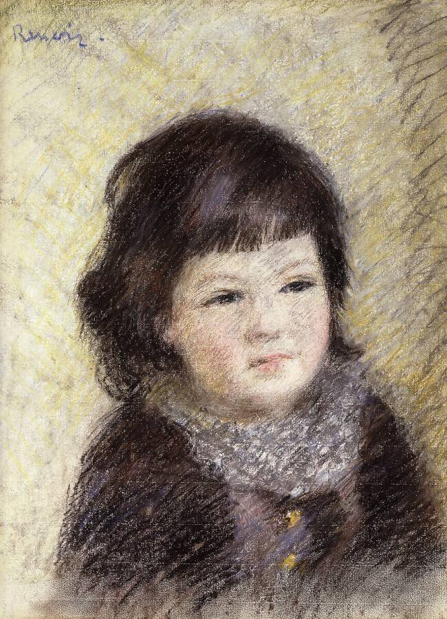 Portrait d'un enfant Auguste Renoir